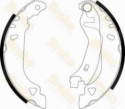 BRAKE ENGINEERING sh1269 -  Комплект тормозных колодок